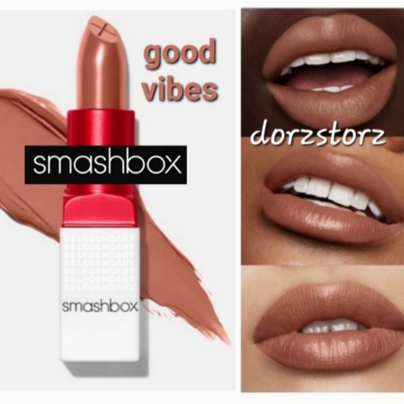 SMASHBOX Be Legendary Prime & Plush Lipstick *GOOD VIBES* / .11 oz / New in box - Picture 2 of 5